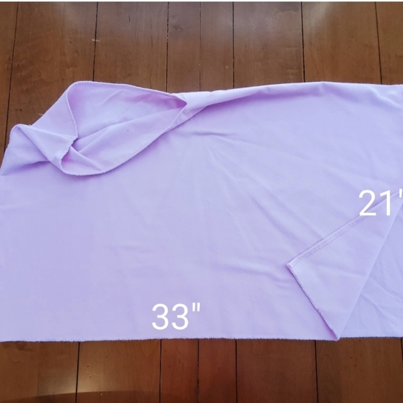 Soft flannel fleece poncho - Picture 5 of 5